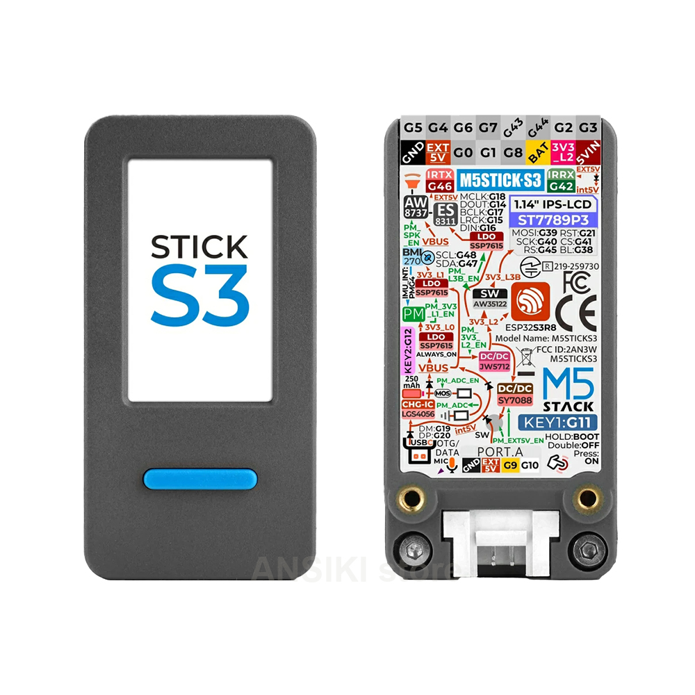 M5Stack - M5Stack M5StickS3 ESP32-S3 IoT Geliştirme Kiti,