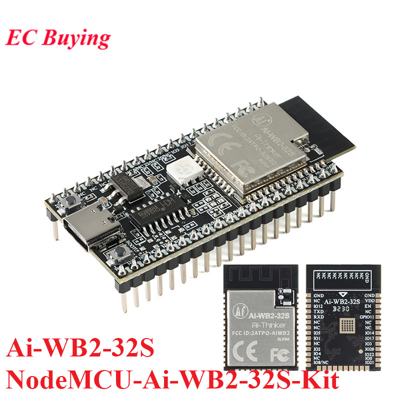 Nodemcu 32S - Ai-WB2-32S NodeMCU-Ai-WB2-32S-Kit Ai-WB2 2.4G WiFi+Bluetooth uyumlu