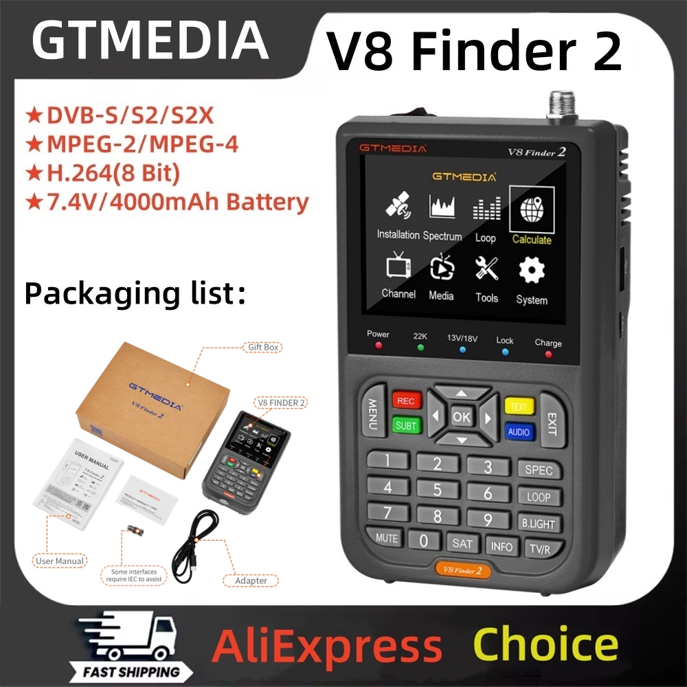 Devkitc - GTMEDIA V8 Finder 2 DVB-S/S2/S2X Uydu