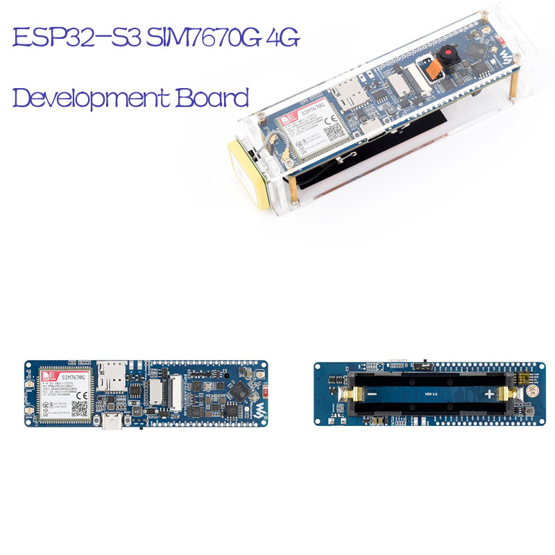 Waveshare Esp32 - ESP32-S3 SIM7670G 4G Geliştirme Kartı LTE