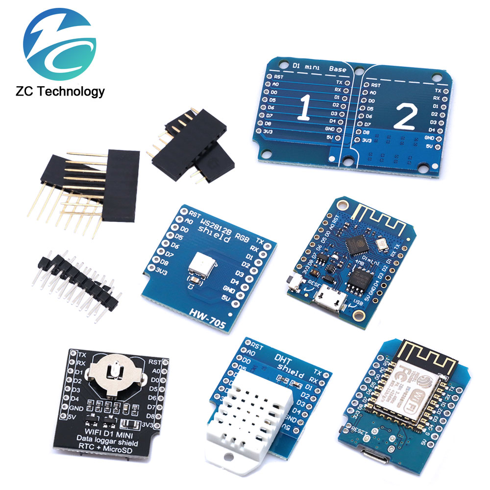 Wemos D1 Mini - D1 Mini ESP8266 ESP-12F CH340G V2