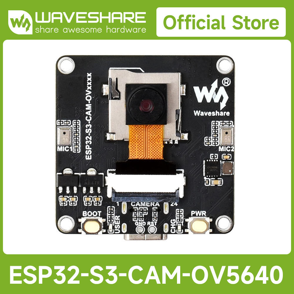 Lolin S3 - Waveshare ESP32-S3 AIoT Kamera Geliştirme Kartı,