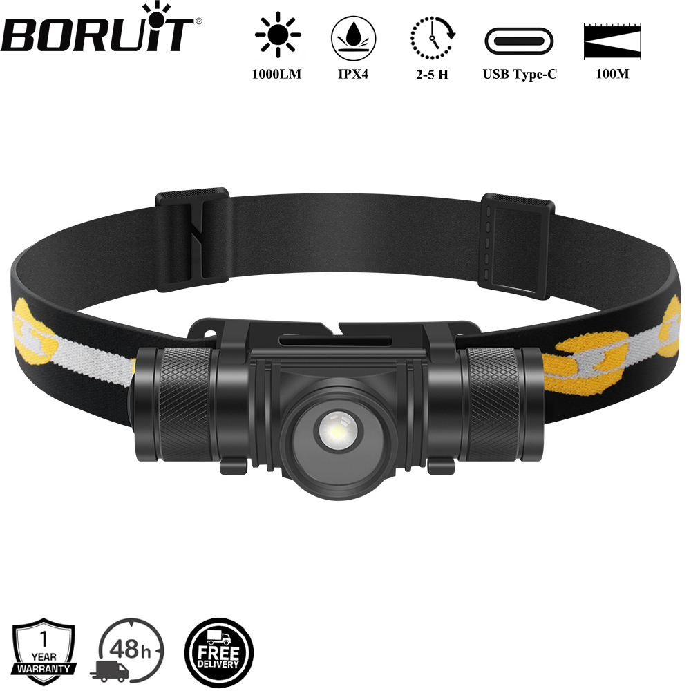 BORUiT D20 Zoom LED Kafa Lamba - Lolin D32 incelemesi ve fiyatı