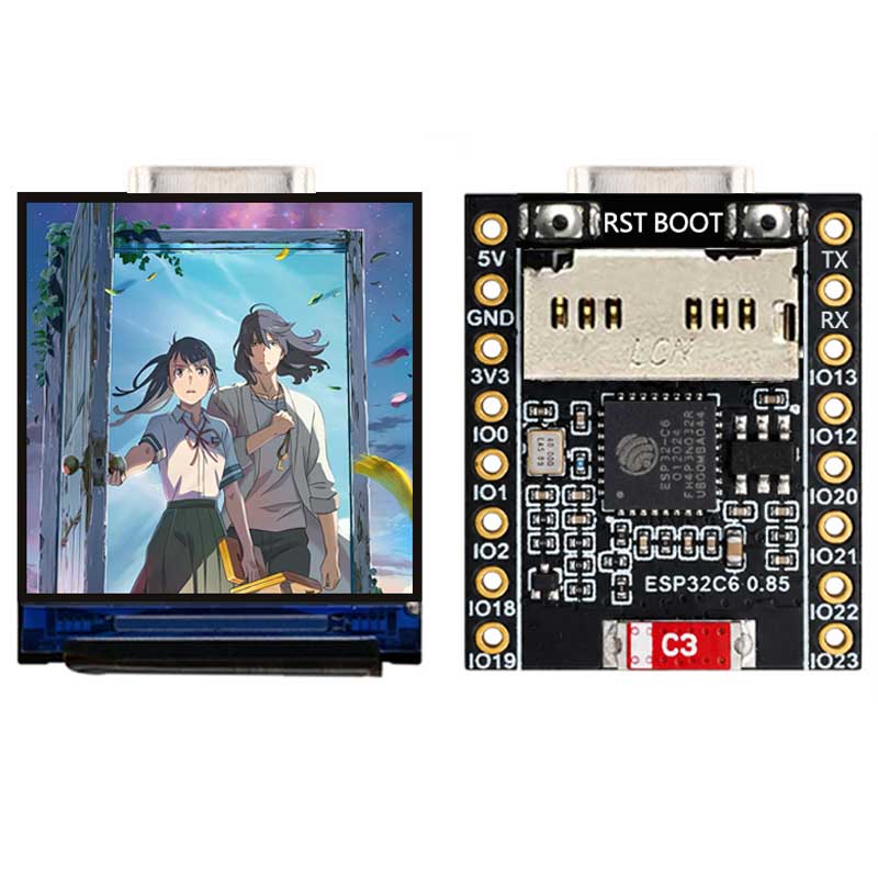 ESP32 C6 0.85 İnç 128X128 IPS  - Doit Esp32 incelemesi ve fiyatı