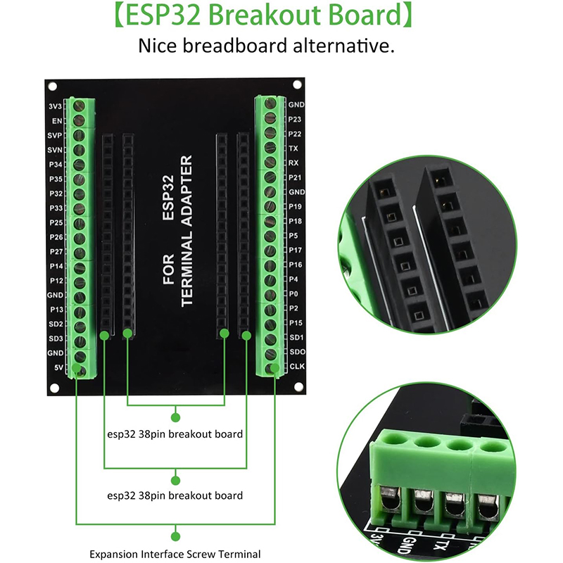 3 adet 38PIN ESP32 kesme panos - Nodemcu 32S incelemesi ve fiyatı