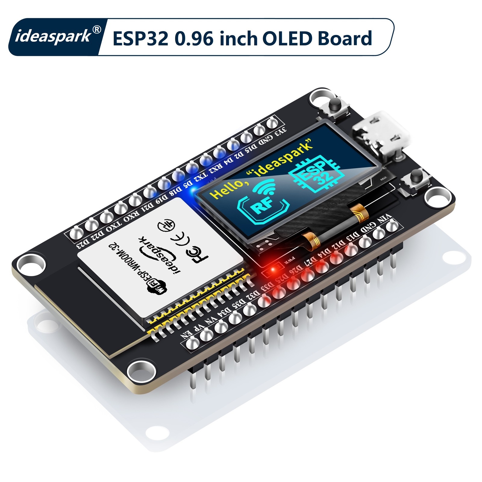 ideaspark ®   0,96 İnç OLED Ek - Lolin D32 incelemesi ve fiyatı
