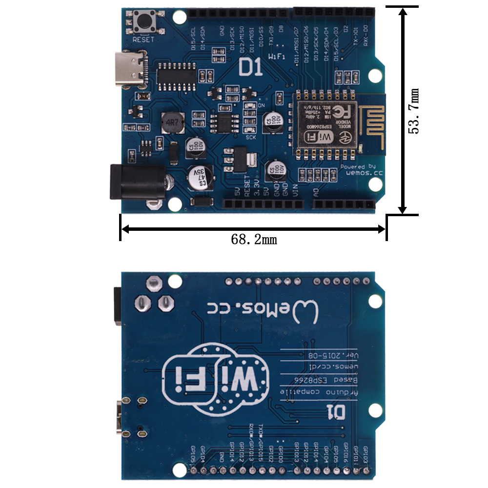ESP-12E WeMos D1 R2 UNO R3 CH3 - Wemos D1 incelemesi ve fiyatı