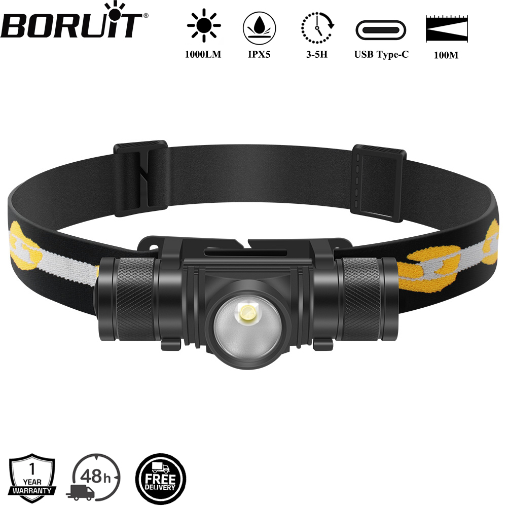 BORUiT D10 1000LM LED Kafa Lam - Lolin D32 incelemesi ve fiyatı