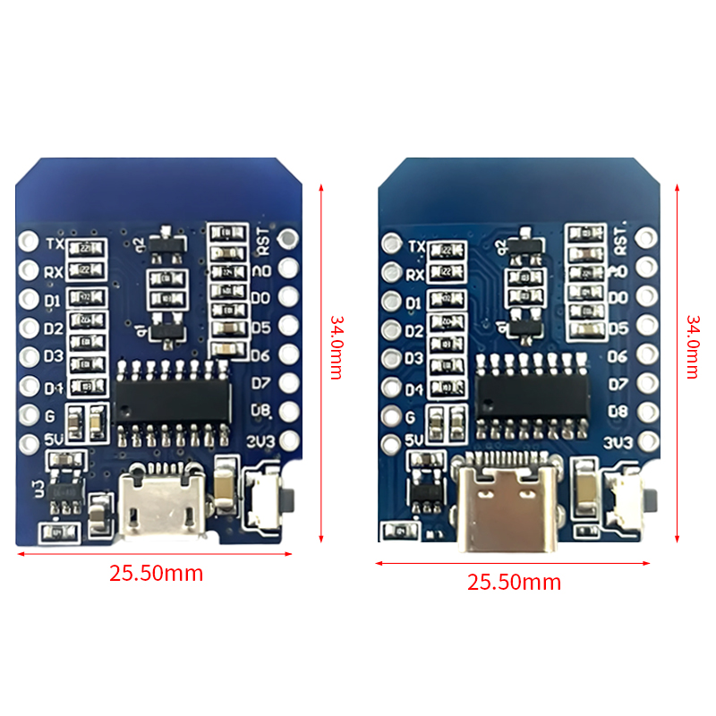 XCW WeMos D1 Mini TYPE-C/Micro - Wemos D1 Mini incelemesi ve fiyatı