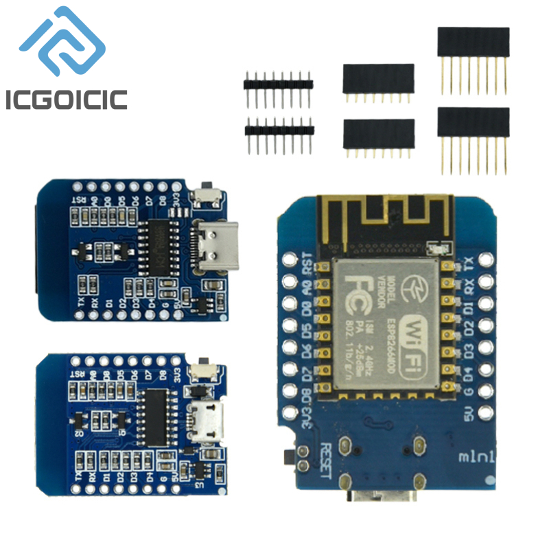 D1 mini-mini NodeMcu 4M bayt L - Wemos D1 Mini incelemesi ve fiyatı