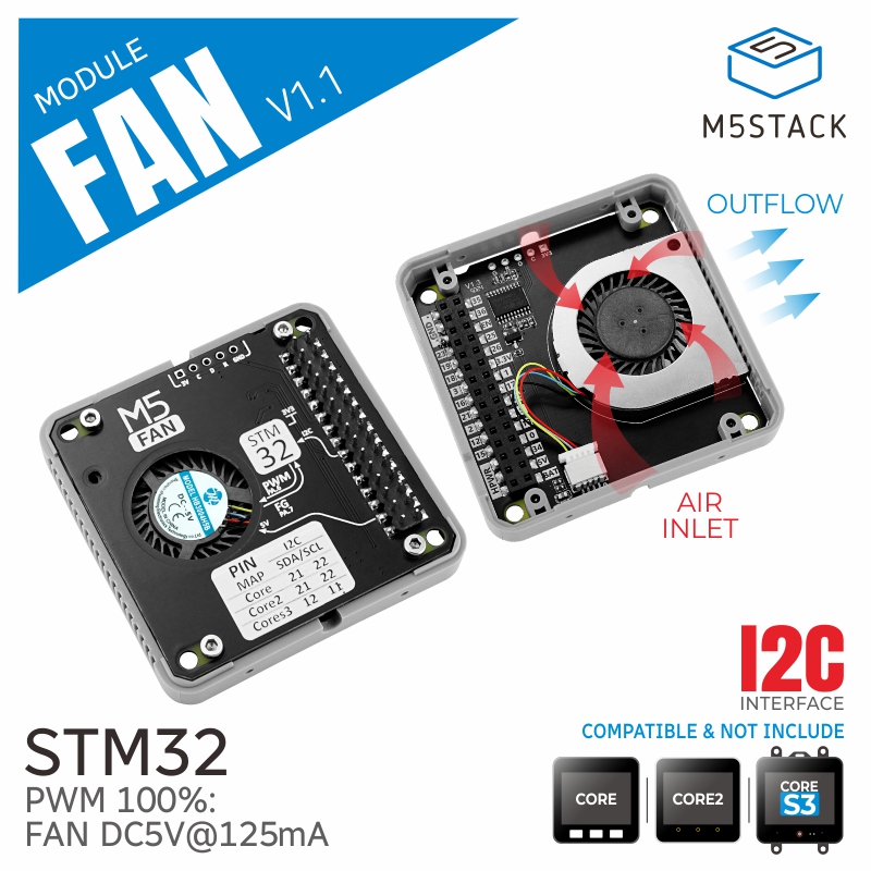 M5Stack Resmi Fan Modülü v1.1( - M5Stack incelemesi ve fiyatı